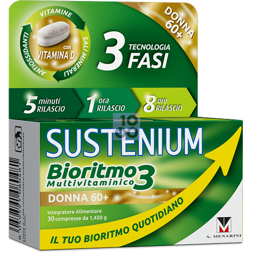 Image of SUSTENIUM BIORITMO3 DONNA 60+ 30 COMPRESSE