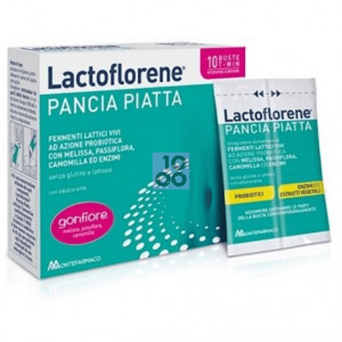 Image of LACTOFLORENE PANCIA PIATTA 10 BUSTINE